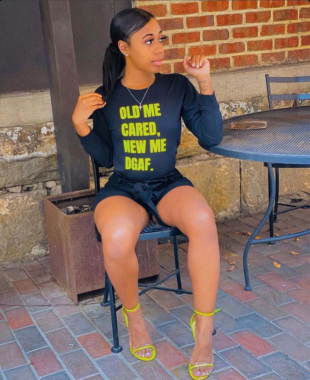 Old me cared- long sleeve