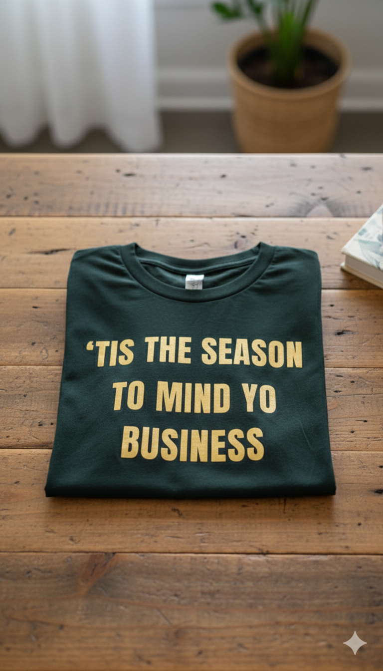 0A- Tis The Season To Mind Yo Business Unisex